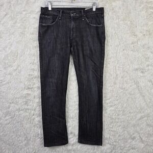 Rogan Puck Galene Black Straight Leg Jeans Mens 30x29 Made in USA